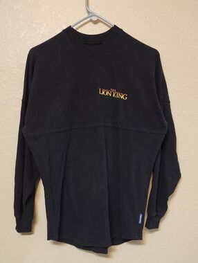 Disney The Lion King Black Long Sleeve Crewneck Shirt